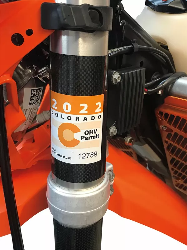Support pour documents d'enregistrement à clipser MOOSE OFFROAD HARD-PARTS - vue 2
