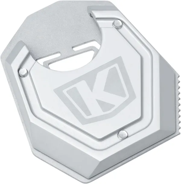 Pad de béquille KURYAKYN BMW R argent - vue 2