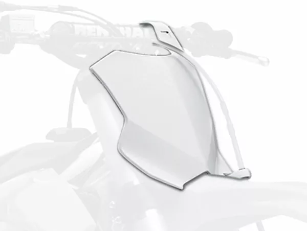 Plaque numéro blanc Polisport - vue 2