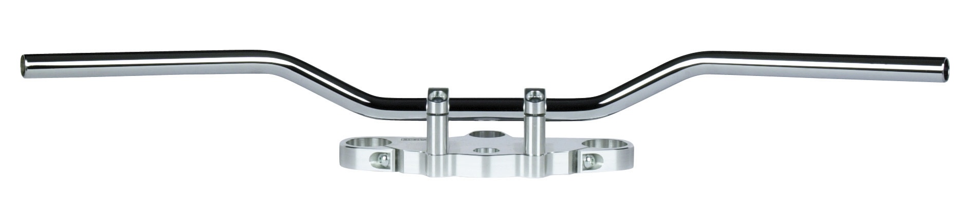 Guidon en Acier Noir 22mm TRW Touring