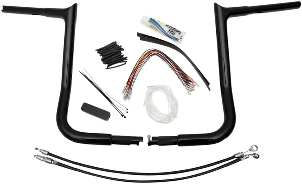 Kit guidon FAT BAGGERS INC 1-1/4" EZ Install Pointed Top - vue 2