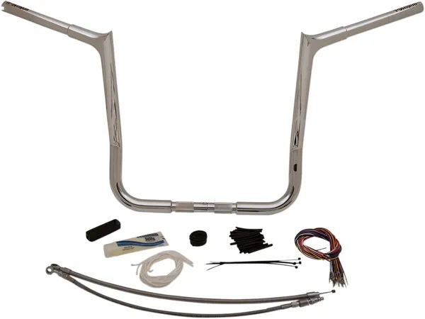Kit guidon 1-1/4" EZ Install Pointed Top Fat Baggers Inc. - vue 2