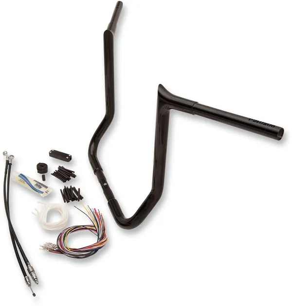 Kit guidon 1-1/4" FAT BAGGERS INC. EZ Install Pointed Top - vue 2