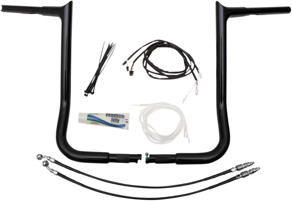 Kit guidon 1-1/4" EZ Install Pointed Top FAT BAGGERS INC.