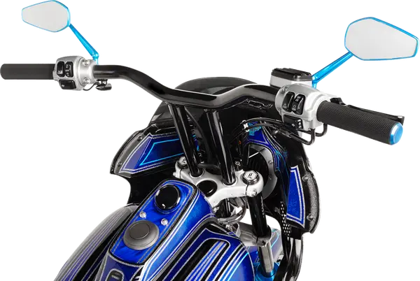 Guidon droit soudé Kage Fighter LA CHOPPERS - vue 2