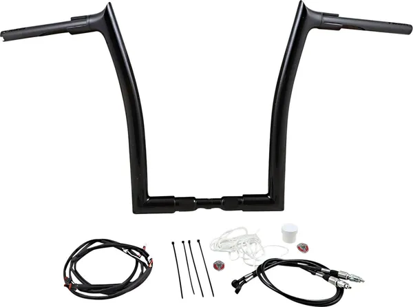 Kit guidon FAT BAGGERS INC. EZ Install 1-1/2" sommet pointu - vue 2