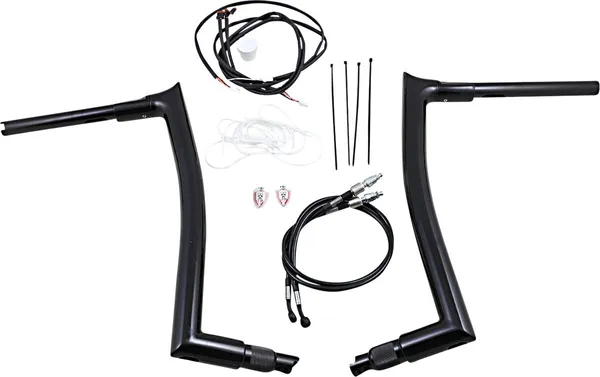Kit guidon FAT BAGGERS INC. EZ Install 1-1/2" sommet pointu - vue 3