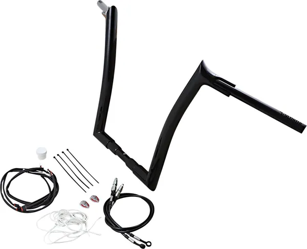Kit guidon FAT BAGGERS INC. EZ Install 1-1/2" sommet pointu - vue 4