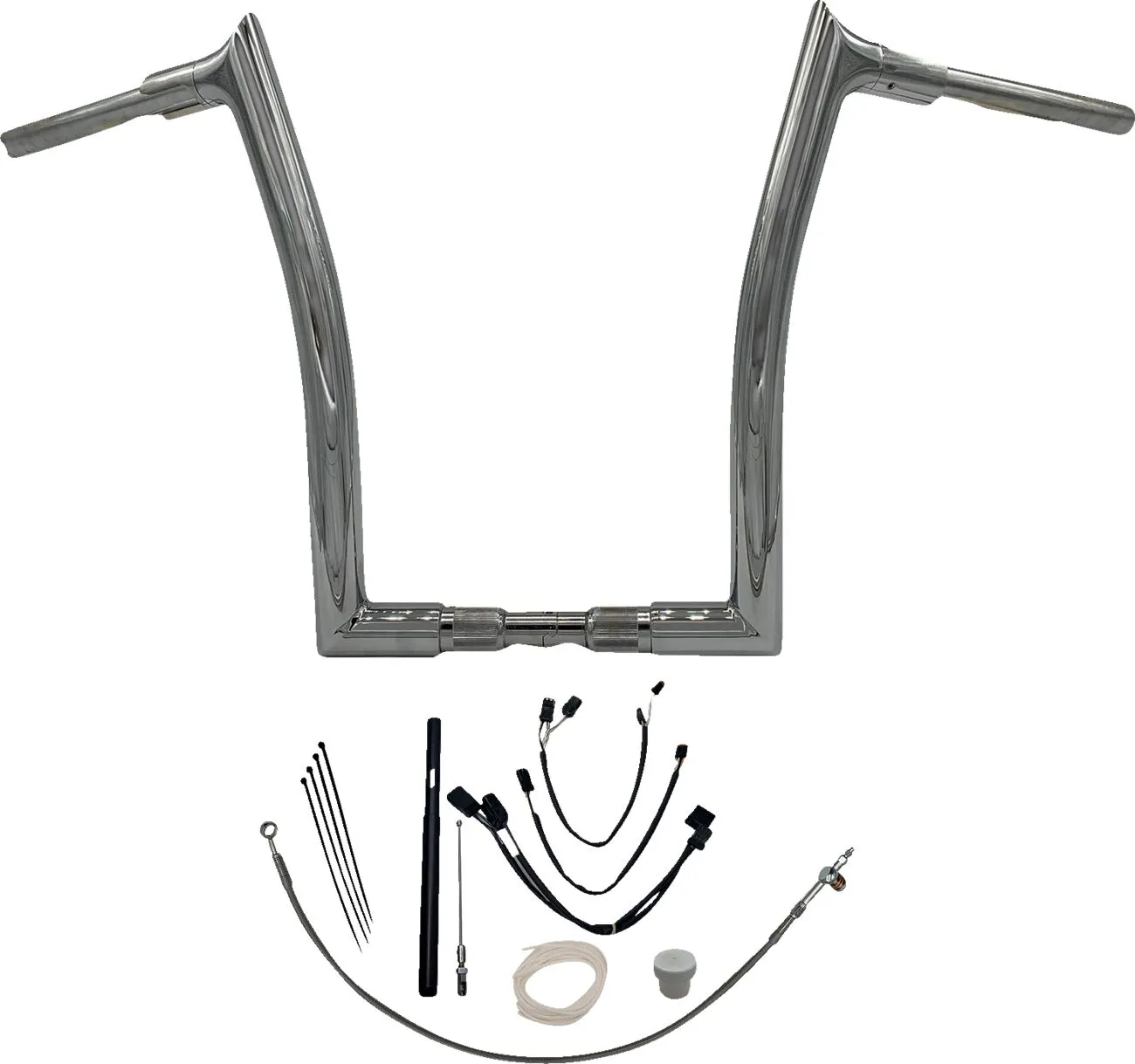 Kit guidon FAT BAGGERS INC. EZ Install 1-1/2" sommet pointu
