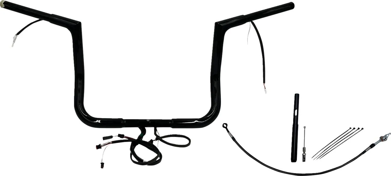 Guidon H-Bar FT BL 1.251221+FL FAT BAGGERS INC.