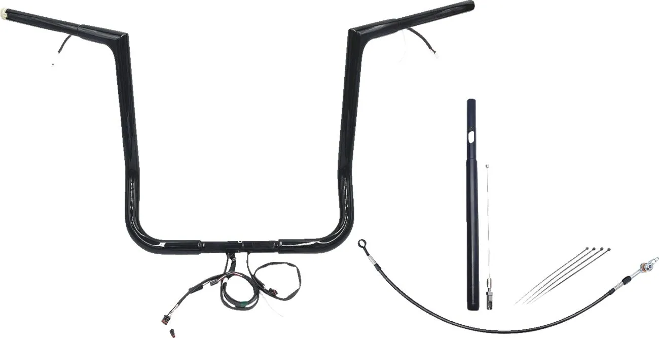Kit guidon Flat Top 1-1/4" câblé EZ Install FAT BAGGERS INC.