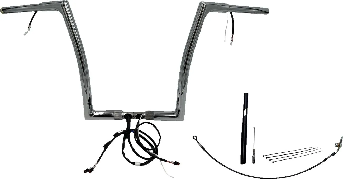Kit guidon Flat Top 1-1/4" câblé EZ Install FAT BAGGERS INC.