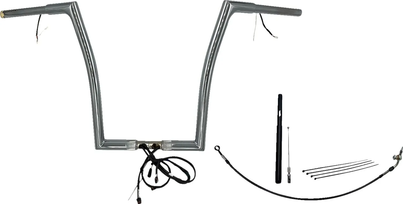 Kit guidon Flat Top 1-1/4" câblé EZ Install FAT BAGGERS INC.