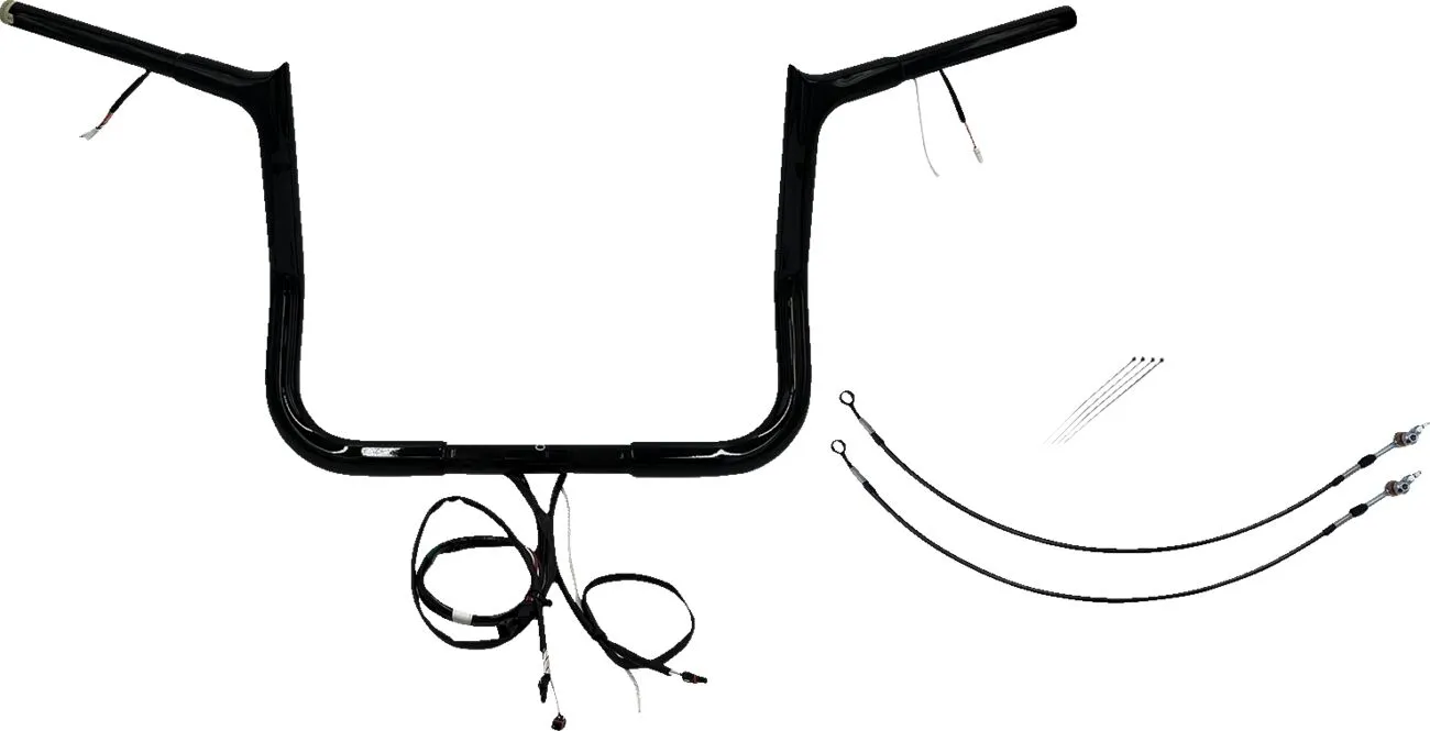 Kit guidon Pointed Top 1-1/4" EZ Install câblé FAT BAGGERS INC.