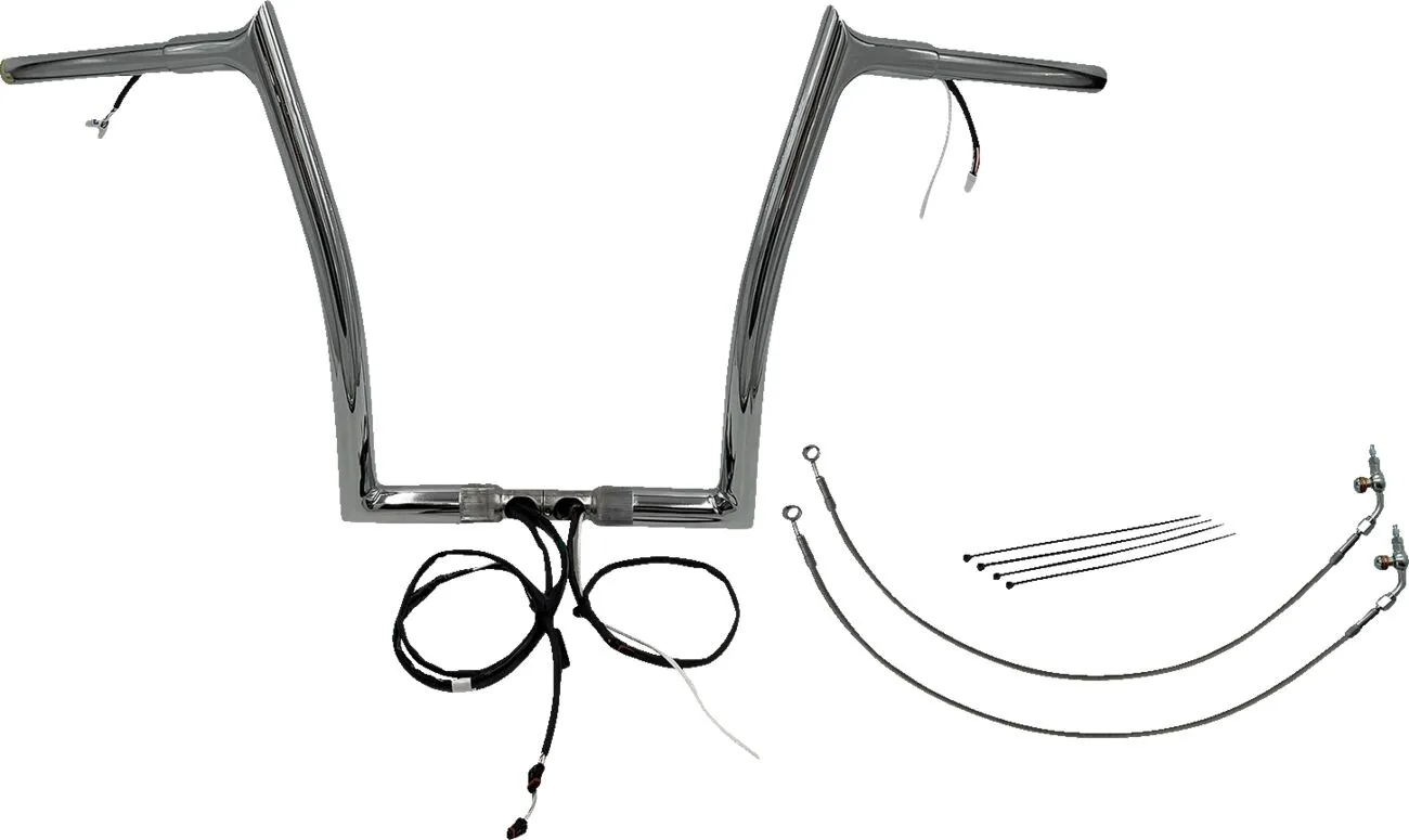 Kit Guidon Pointed Top 1-1/4" EZ Install Câblé FAT BAGGERS INC.