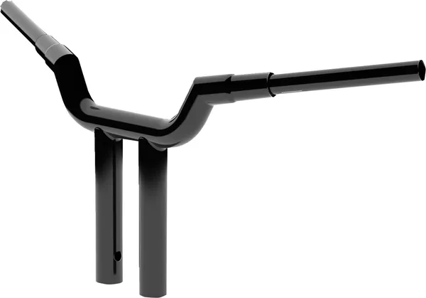 Guidon H-bar Valley T 1.5 12 pouces noir LA CHOPPERS - vue 2