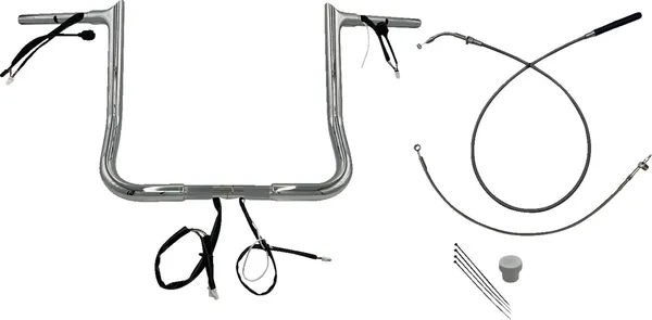 Guidon FAT BAGGERS INC. 1-1/4" EZ Install à extrémité pointue