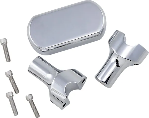 Kit réhausseur de guidon solide et collier supérieur LA CHOPPERS