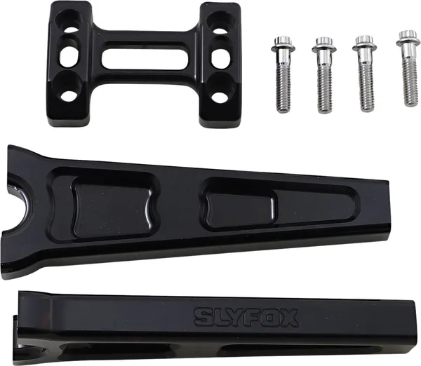 Riser Straight 8X1 noir SLYFOX - vue 2