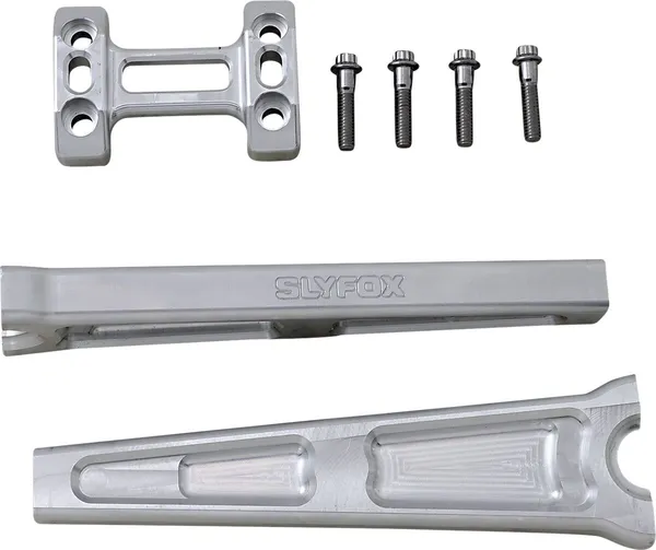 Guidon Riser Straight 10X1 Raw Slyfox - vue 2