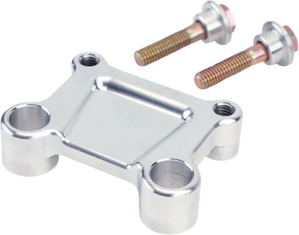 Adaptateur barre en T brut aluminium FLH LA CHOPPERS