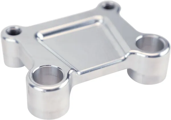 Adaptateur barre en T brut aluminium FLH LA CHOPPERS - vue 2