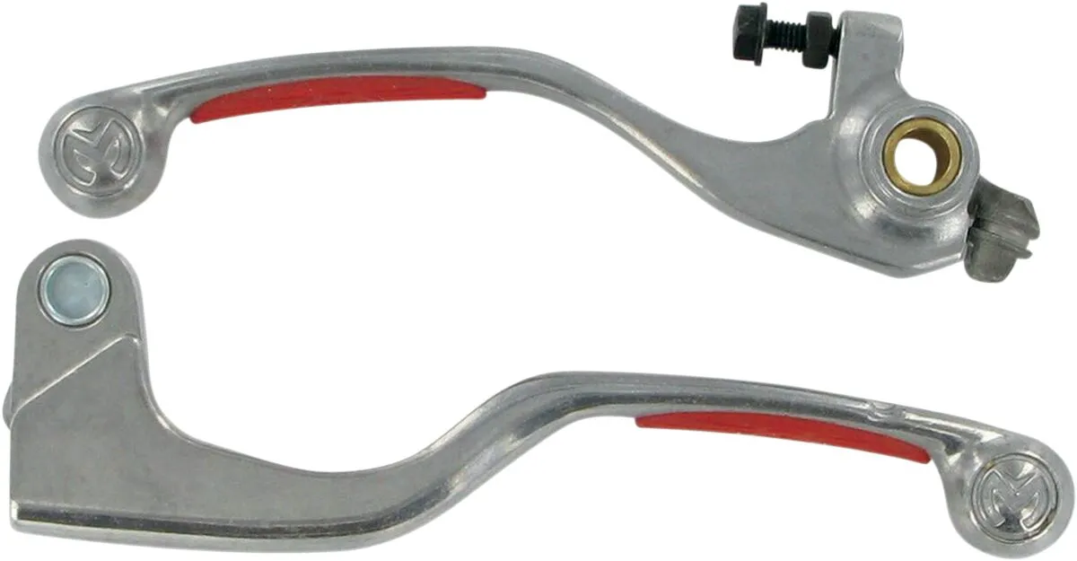 Leviers complets PR rouge CRF 07 Moose Offroad Hard-Parts - vue 2