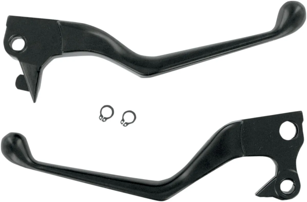 Ensemble de leviers d'embrayage DRAG SPECIALTIES BLK 04-13 XL
