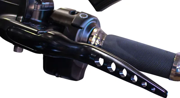 Leviers de frein avant Levers Racing BLK Softail 18-U Paul Yaffe Bagger Nation - vue 2