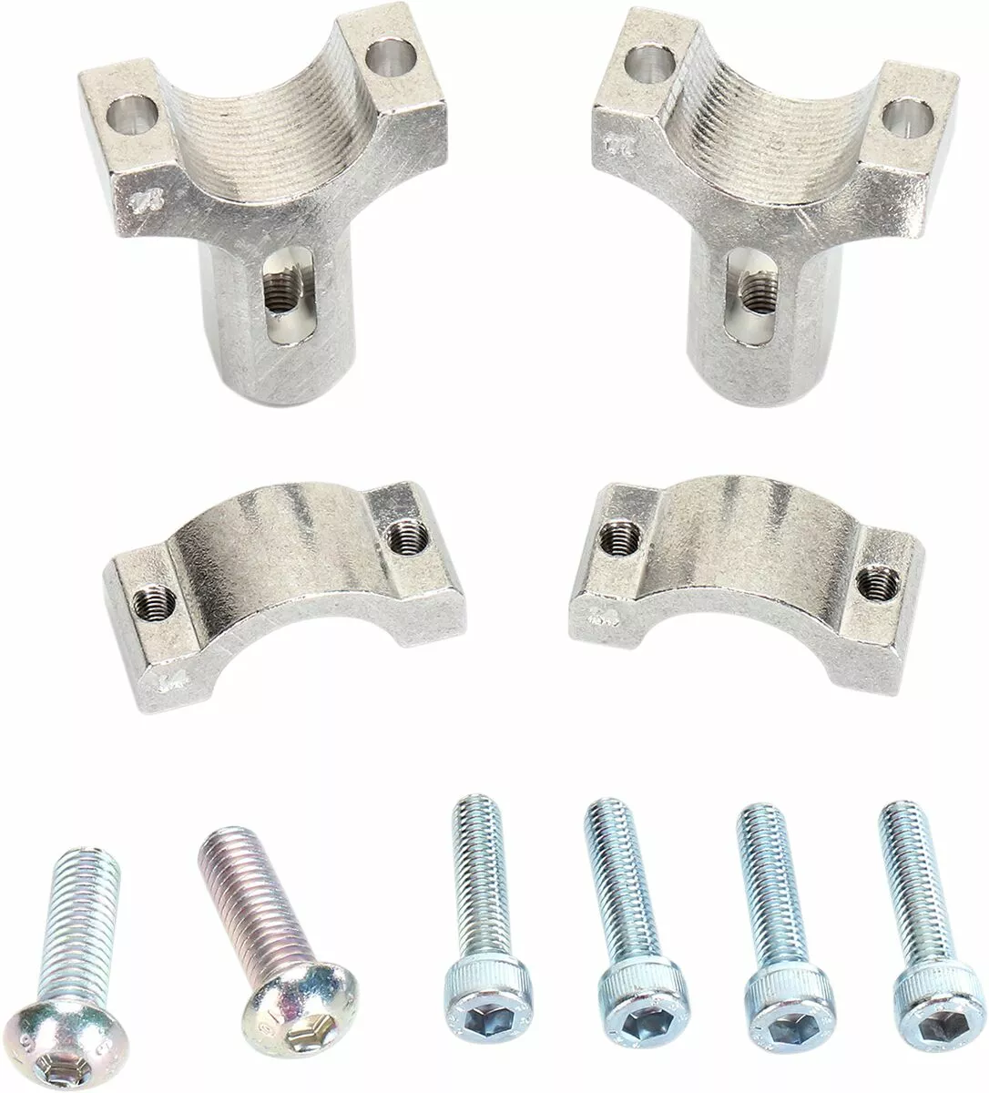 Fixations de 1-1/8" (28,6 mm) pour protège-mains en aluminium MOOSE OFFROAD HARD-PARTS