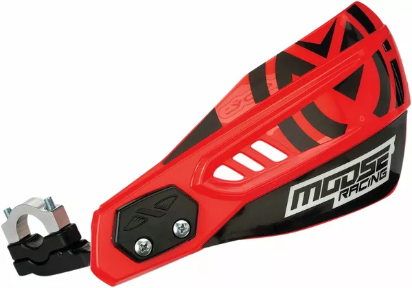 Protège-mains Qualifier rouge Moose Offroad Hard-Parts - vue 2