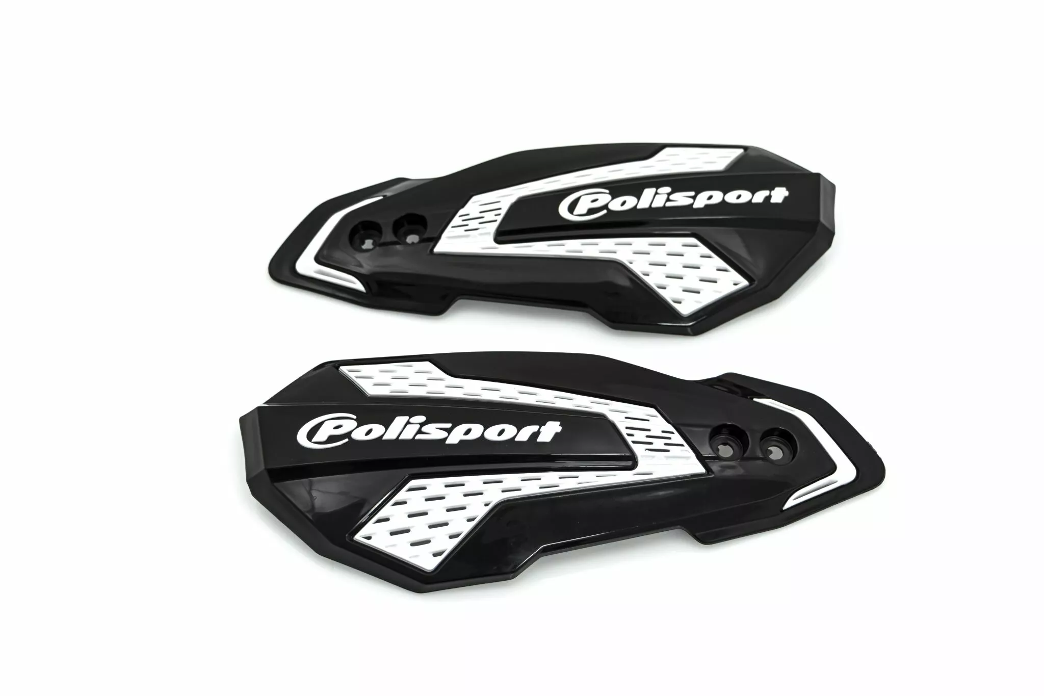 Plastiques de remplacement protège-mains POLISPORT MX Flow noir/blanc - vue 2
