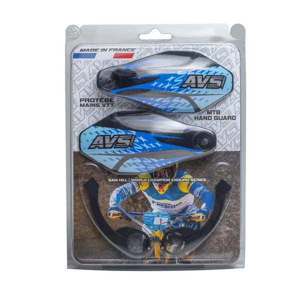 Kit protège-mains AVS Racing avec supports en aluminium - vue 2