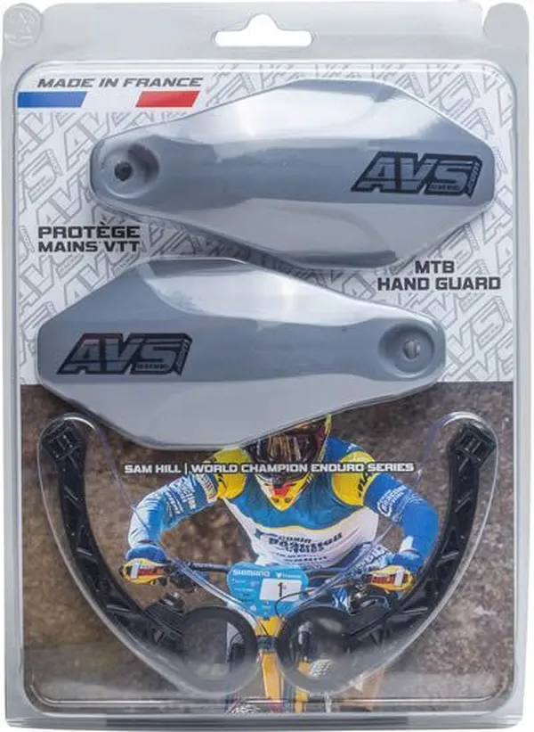 Kit protège-mains AVS Racing avec supports en aluminium - vue 2