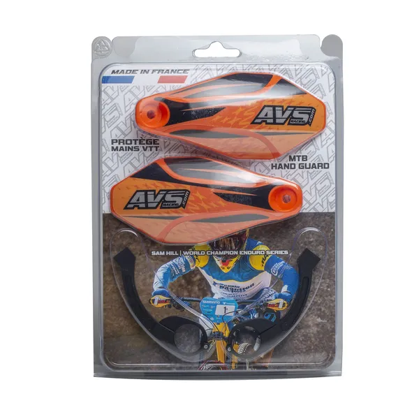 Kit protège-mains AVS Racing avec supports en aluminium - vue 2