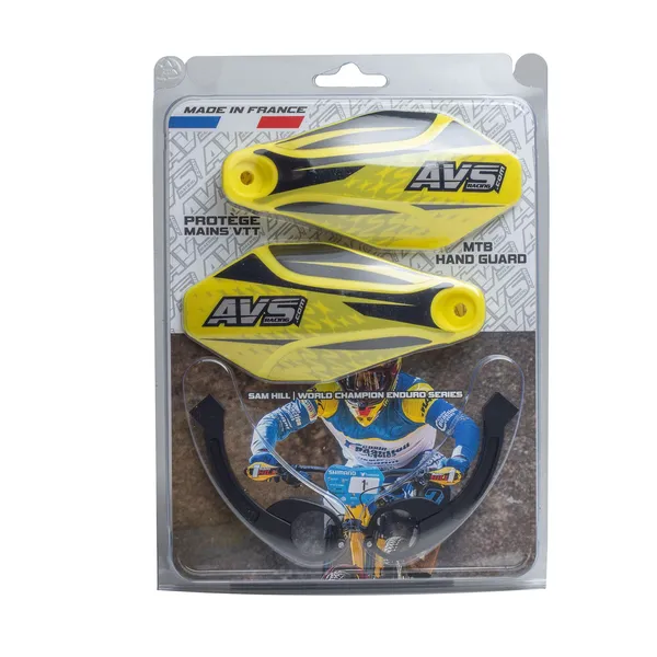 Kit protège-mains AVS Racing avec supports en aluminium - vue 2