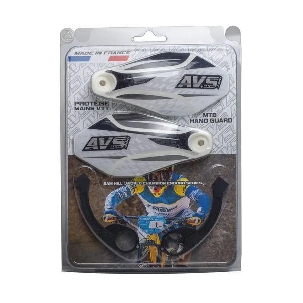 Kit protège-mains AVS Racing avec supports en aluminium - vue 2