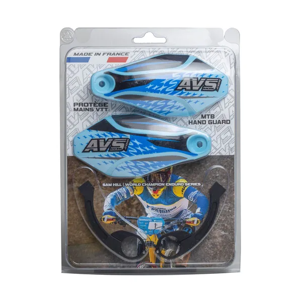 Kit protège-mains AVS Racing avec supports en aluminium - vue 2