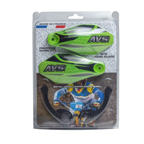 Kit protège-mains AVS Racing avec supports en aluminium - vue 2