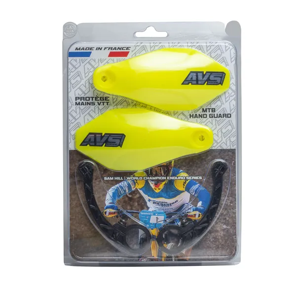 Gants AVS Racing HNDGD plastic mount flo y - vue 2