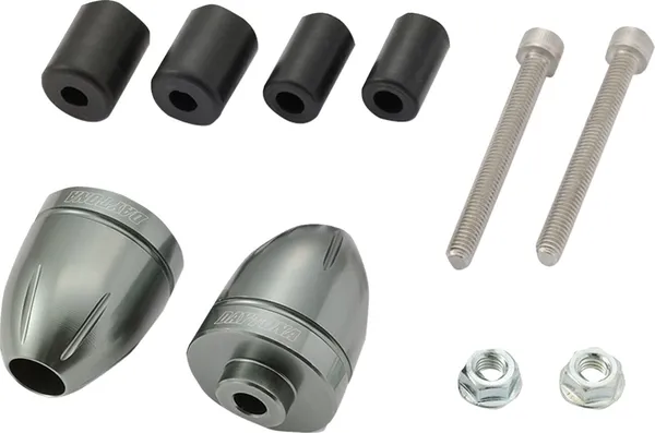 Embouts de guidon DAYTONA BULLET gris acier