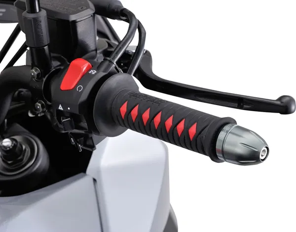 Embouts de guidon DAYTONA BULLET gris acier - vue 2