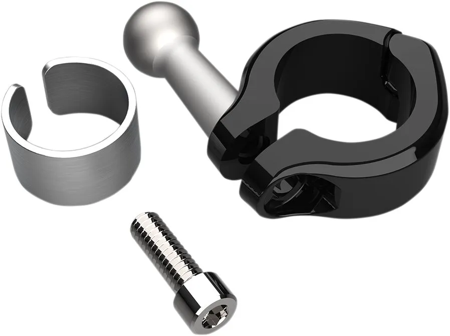 Collier aluminium noir CIRO 7/8-1