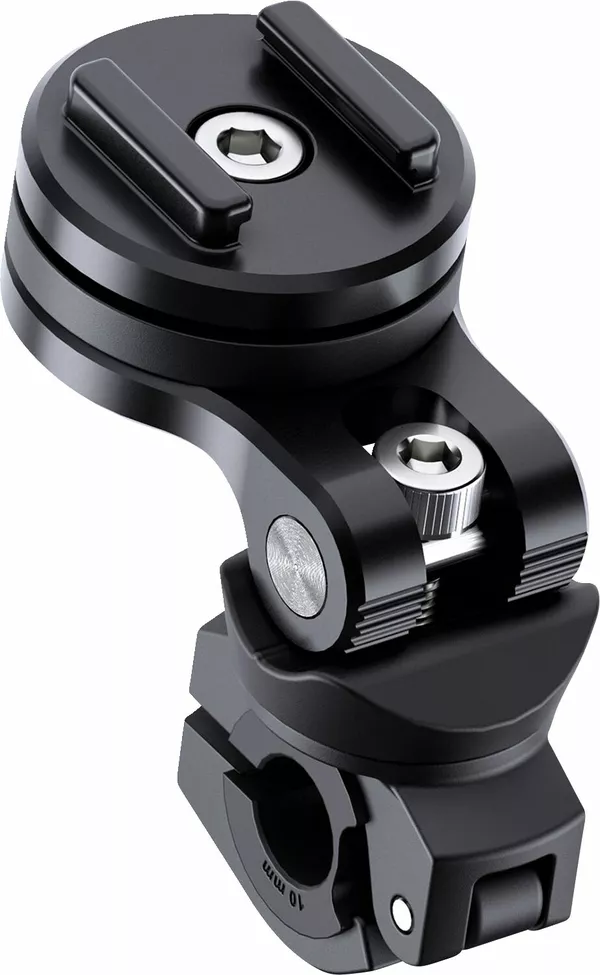 Support smartphone SP Connect fixation rétroviseur noir orientable 360° (Ø 10-16 mm) - vue 2