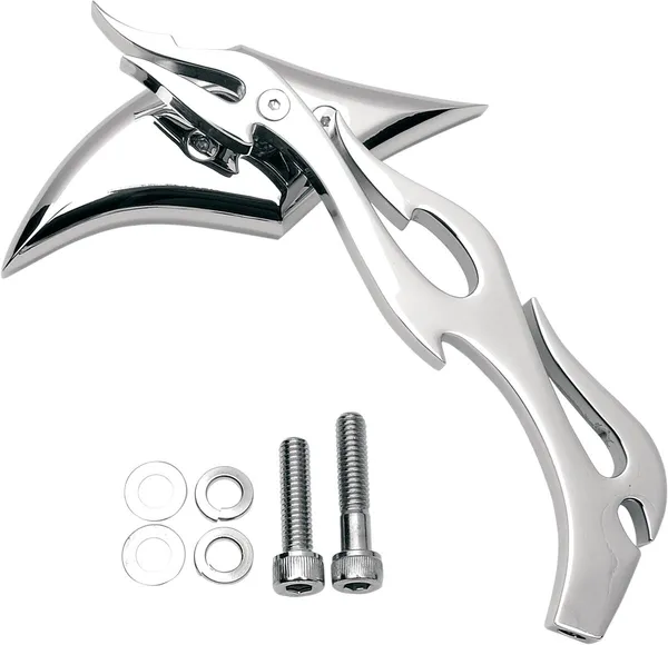 Rétroviseur droit Drag Specialties Mirror goth/flame