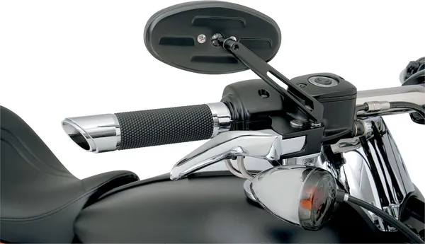 Rétroviseur Drag Specialties Mirror Stealth II noir - vue 2