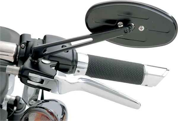Rétroviseur Drag Specialties Mirror Stealth II noir - vue 3