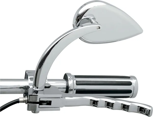 Rétroviseur T-Drop Chrome Long Drag Specialties - vue 2