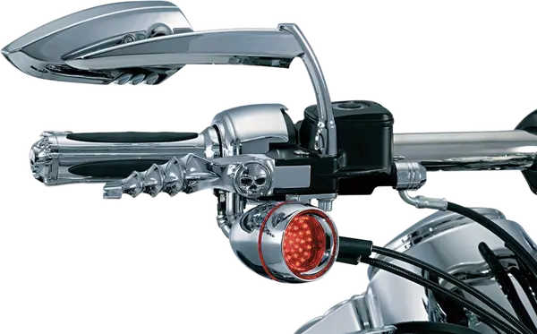Rétroviseurs Scythe Chrome Kuryakyn - vue 2
