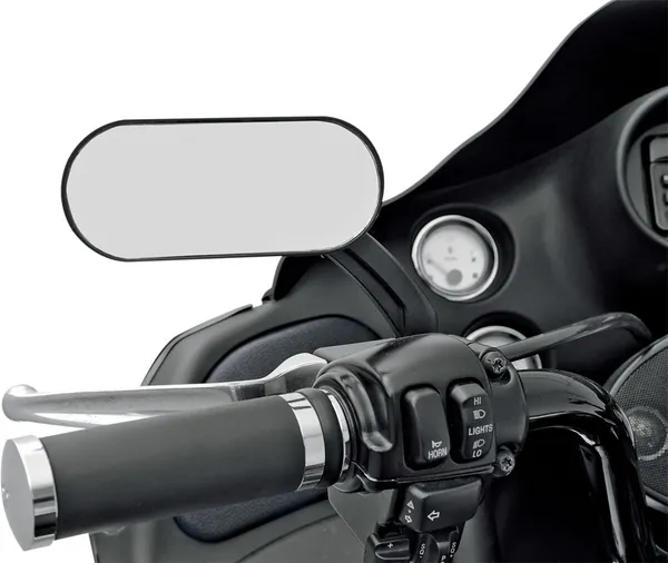 Rétroviseur ovale Hotop noir mat DRAG SPECIALTIES - vue 3